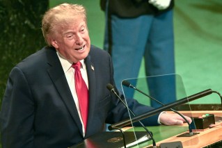 Trump renames AI, scolds world leaders in fiery UN speech