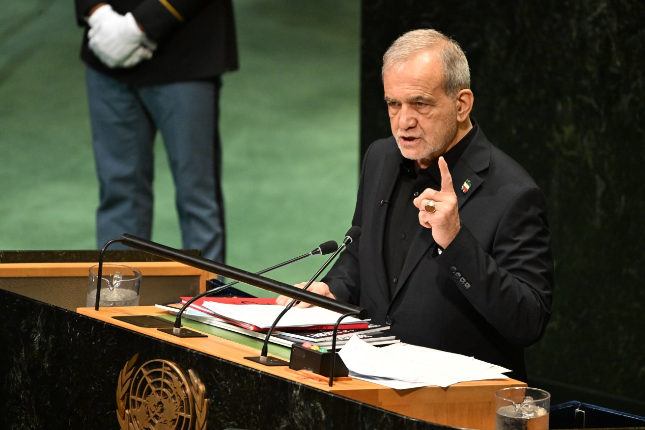 President Masoud Pezeshkian says the Iranian people have been "victims of terrorism".
