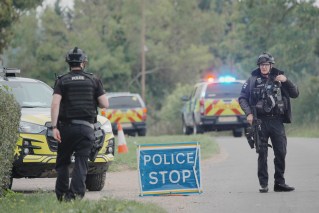 Five arrested near UK airbase over alleged terror plot