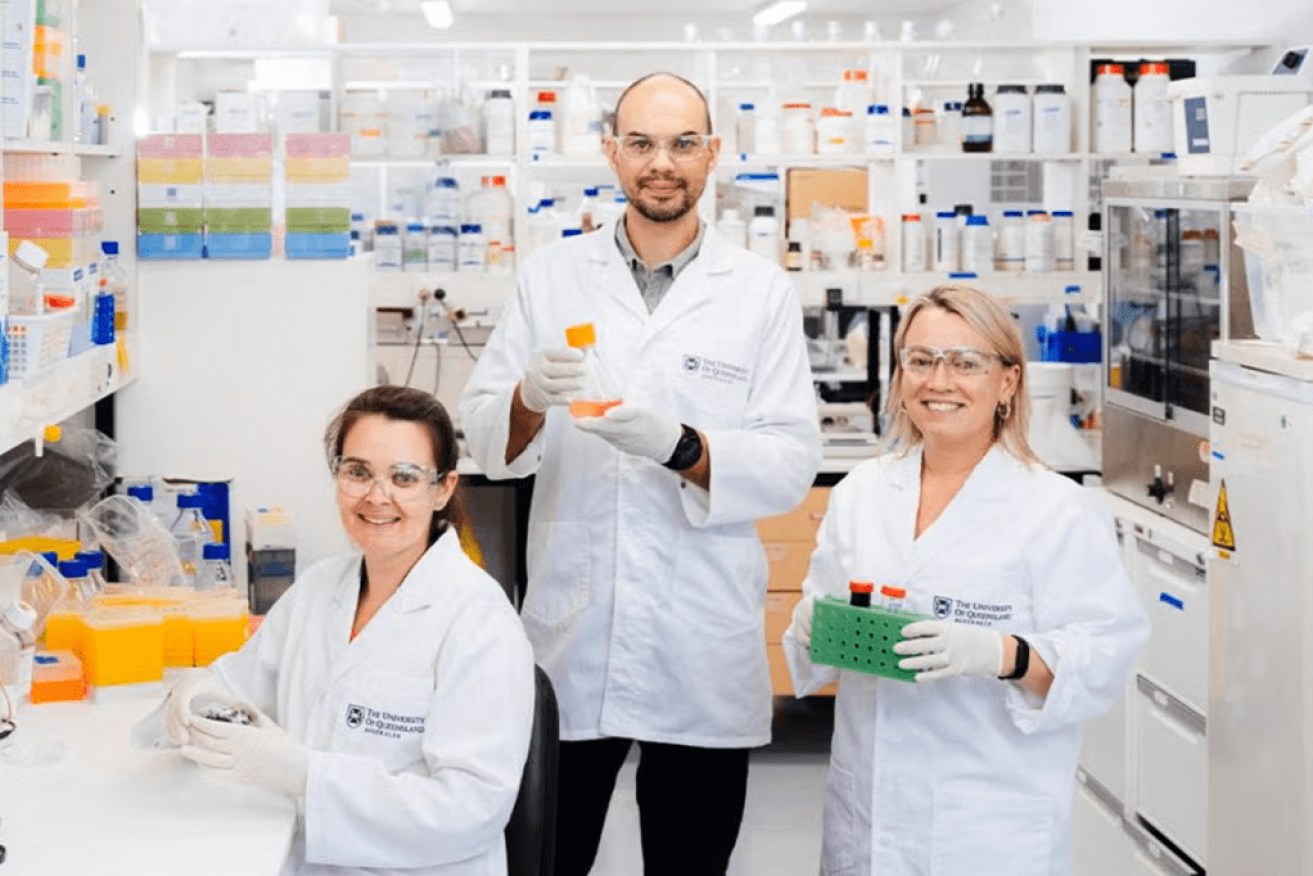 Dr Jessica Harrison, Dr Henry de Malmanche and Associate Professor Jody Peters.
