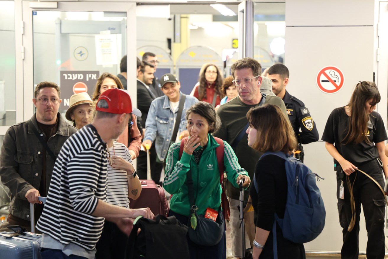 Passengers off the stricken Flydubai flight finally arrive in Israel.