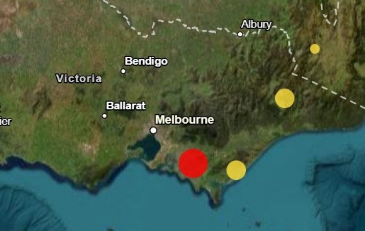 Magnitude 4.8 quake shakes Victoria