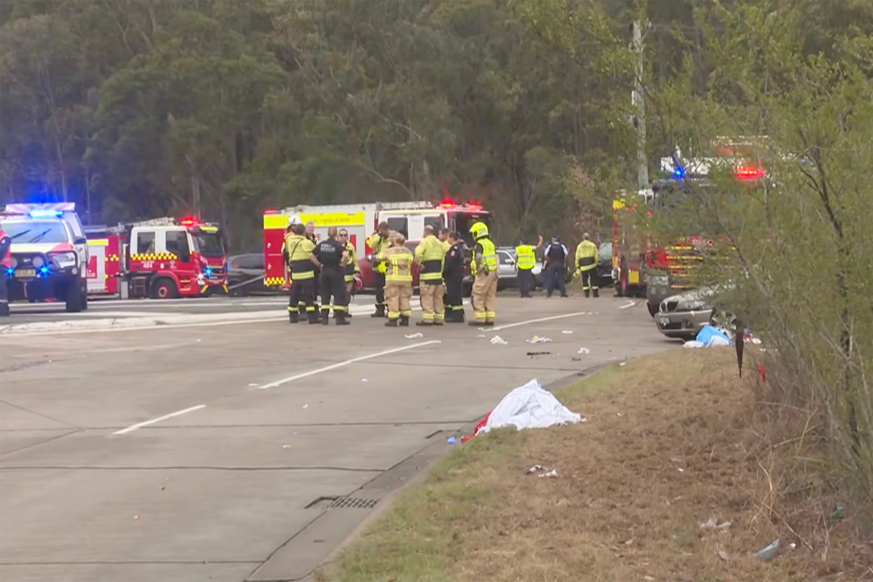 NRL accident scene