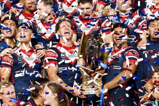 Roosters beat Knights to claim sweet 16th in NRL