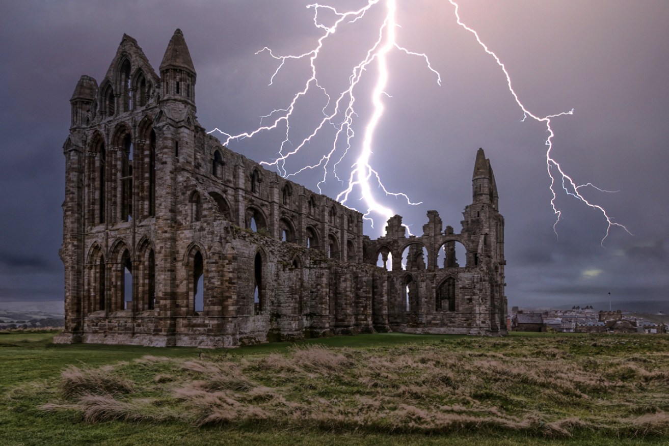 Whitby Abbey playing to its strengths.