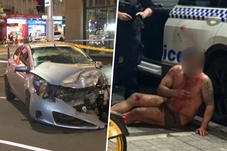 ‘Chaotic’ scenes after alleged CBD carjacking and crash