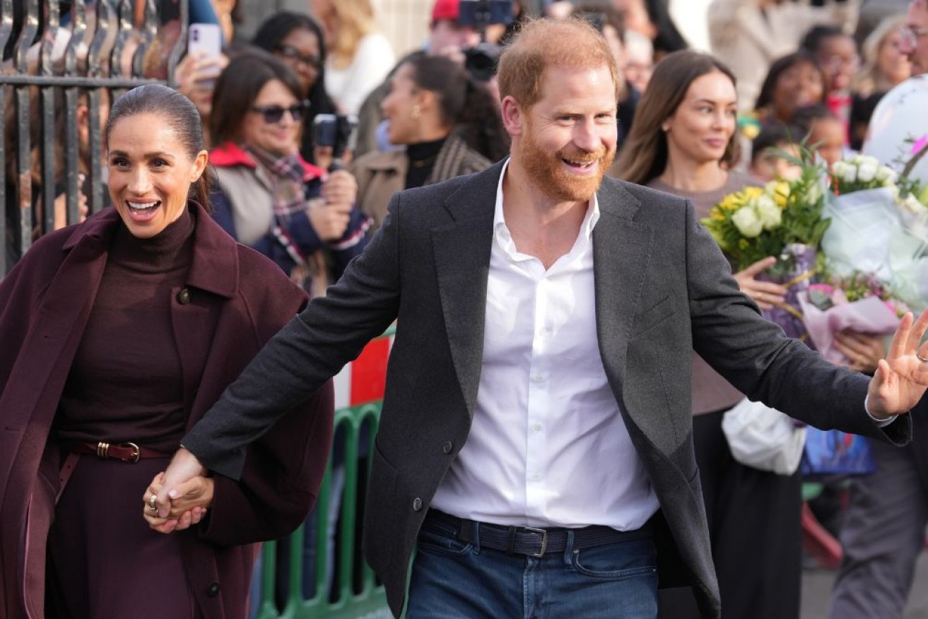 The Sussexes returned to Nottingham, which they visited in 2017 after announcing they were marrying.