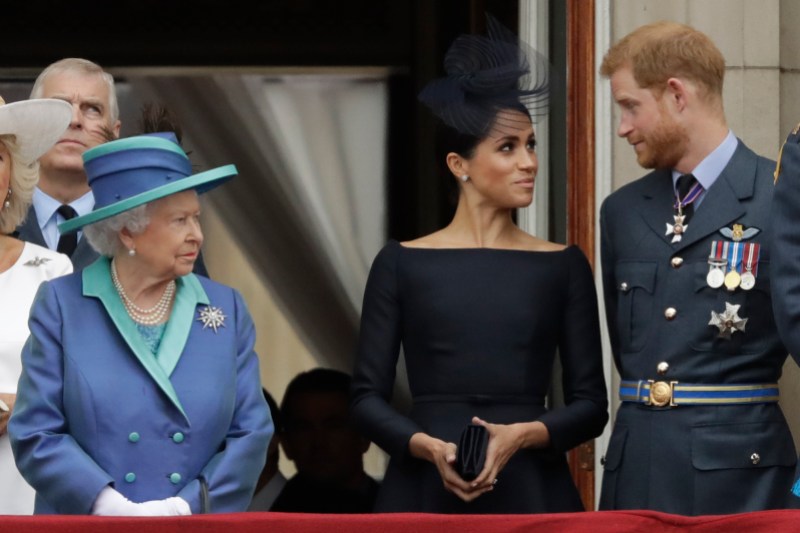 harry meghan queen elizabeth
