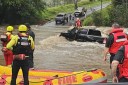 Drivers rescued as freak deluge exceeds predictions