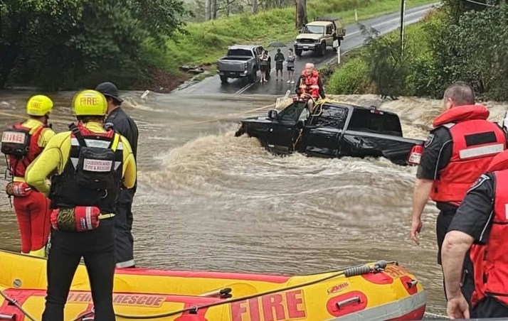 Campers plucked to safety amid more storms