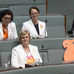 Tearful tributes for Haines as Parliament returns