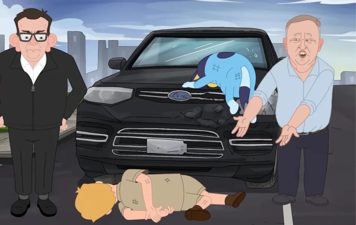 ABC snarls at 'blatant' use of beloved Bluey