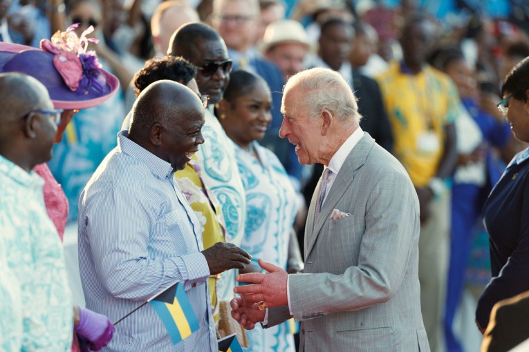 King addresses 'great suffering' as tour begins